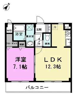 アクアプレッソ【3階】の間取り