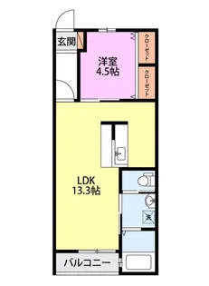 ドリームクリエイトSK【3階】の間取り