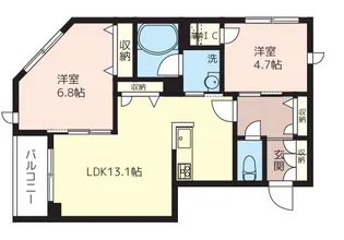 Maison de Trois(メゾン ド トロア)【3階】の間取り