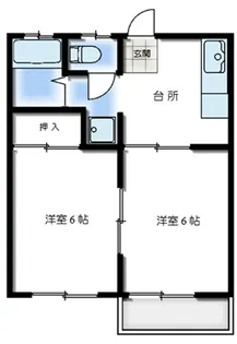 ラフォーレM【2階】の間取り