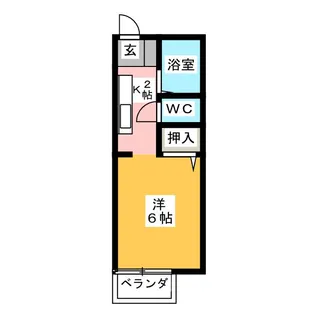 ケイハウス【1階】の間取り
