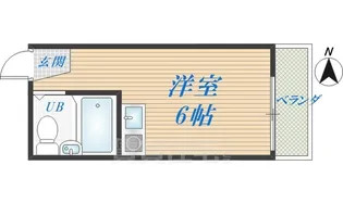 エムズ長瀬【3階】の間取り