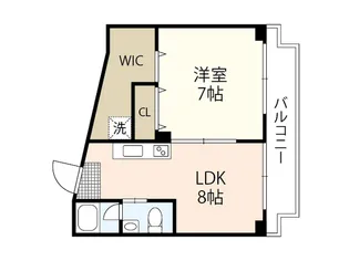 サン楠木ビル【4階】の間取り
