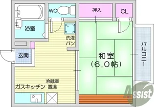 新松明荘【2階】の間取り
