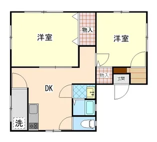 坂上アパート【2階】の間取り