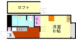 ネオメゾン安立【2階】の間取り
