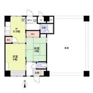 CASA永【1階】の間取り