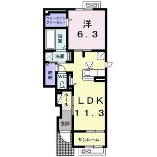 さくら III【1階】の間取り