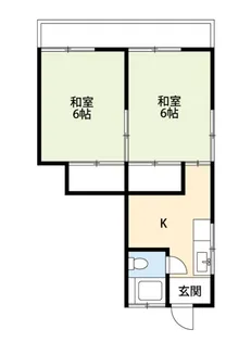 福島県福島市森合字割石【アパート】の間取り