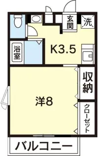 ステーブルハイツSAKO【1階】の間取り