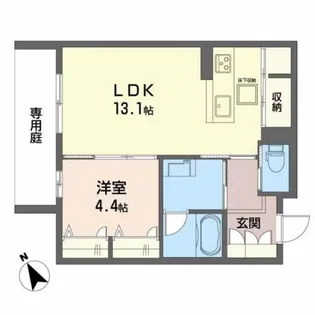 Shamaison ∞【1階】の間取り