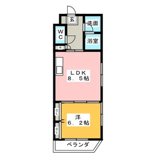 センチュリーパーク野田【2階】の間取り