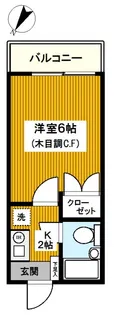 谷口マンション【4階】の間取り