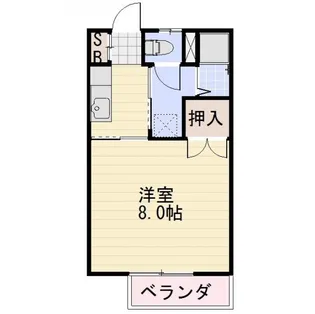 長野県長野市大字高田【アパート】の間取り