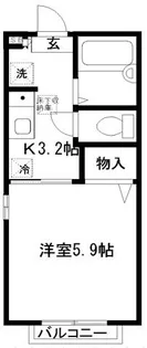 カーサ パニナリ【1階】の間取り