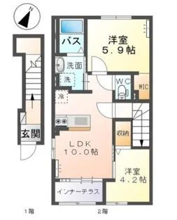 ラベンダー【2階】の間取り