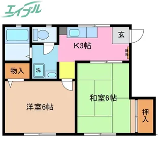 ソファレ高田【1階】の間取り