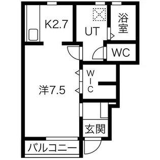 エルシオンA棟【1階】の間取り