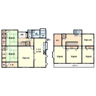 三重県鈴鹿市若松東1【一戸建】の間取り