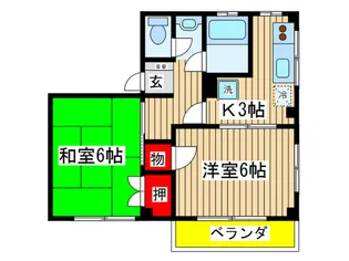 サンライズ和光【3階】の間取り