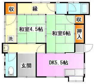 福岡県田川市大字伊田【一戸建】の間取り
