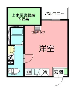 カレッジアベニューテラス【1階】の間取り
