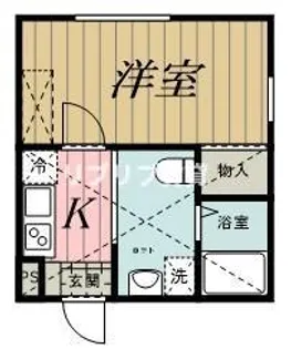 千葉県千葉市稲毛区小仲台6【アパート】の間取り