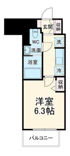 オーパスホームズ南行徳【6階】の間取り