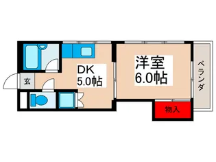 メゾンK&O-2【1階】の間取り