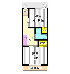 東京都練馬区旭丘1【マンション】の間取り