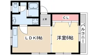 土井新大阪ビル【3階】の間取り