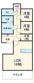 隆昌アパート【2階】の間取り