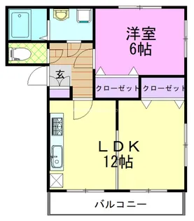 エル・ブランシェ 2【2階】の間取り