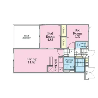 GRAN PASEO中野【3階】の間取り