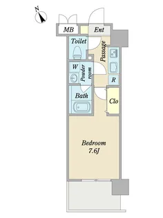 1Kの間取り画像