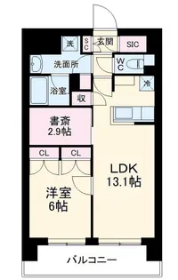 GOTEN武蔵小杉【4階】の間取り
