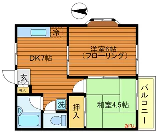 東京都杉並区善福寺3【アパート】の間取り