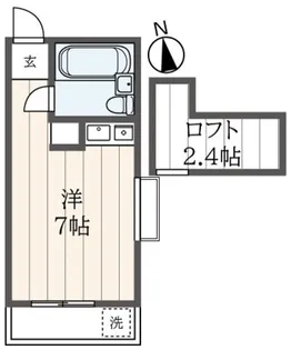 ケータス上北沢【1階】の間取り