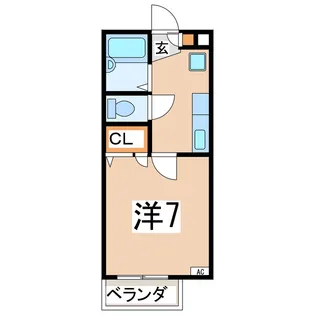 福島県郡山市香久池2【アパート】の間取り