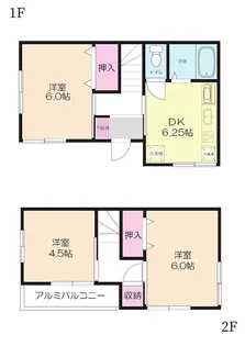 埼玉県川越市大字寺尾【一戸建】の間取り