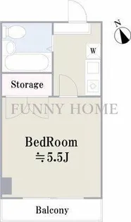 KITANO APARTMENT経堂【1階】の間取り