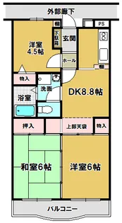 埼玉県さいたま市南区文蔵1【マンション】の間取り