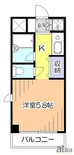 東京都小平市花小金井南町1【マンション】の間取り