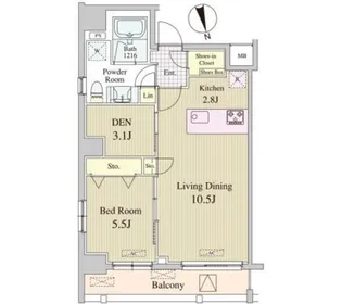 アルプエンテ大手町【9階】の間取り