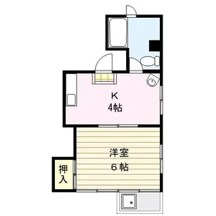 1Kの間取り画像