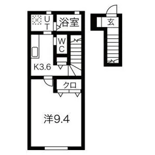 Ambiente(アンビエンテ)【2階】の間取り