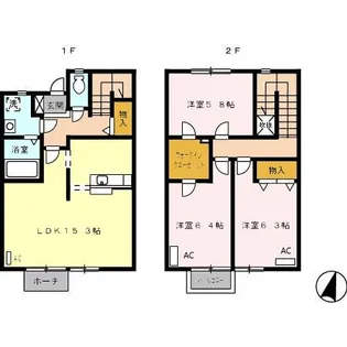 静岡県袋井市春岡【一戸建】の間取り
