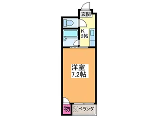 エレガントコーポラス【2階】の間取り