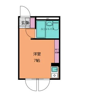 1Rの間取り画像