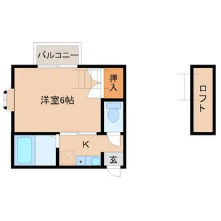 ラ・メゾン【2階】の間取り